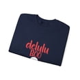 thumbnail image 3 of Delulu Boo Unisex Heavy Blend™ Crewneck Sweatshirt, 3 of 4