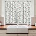 thumbnail image 2 of Ambesonne Forest Kitchen Curtains, Animals Tent Tree Flower Art, 55"x24", Tan Pale Blue Grey, 2 of 3