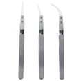 thumbnail image 5 of Pinzas para soldar electrónicas con punta de cerámica, 5 unidades, mandril de precisión antiestático resistente a ácidos inversos, como se muestra, como se muestra, 5 of 5