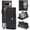 Black, variant on CaseArtistry New Phone Case for Google Pixel 10 / 10 Pro Crossbody Premium Leather Flip Kickstand Zipper Card Slot Wallet Cover With Strap+Lanyard,Purple