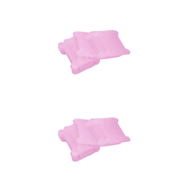 Kearding Paquete de 20 tarjetas de bobinado de hilo, accesorios de oficina, suministros para el hogar, organizadores de cables de superficie lisa, rosa, rosa 20 piezas 2piezas Kearding CBP259616