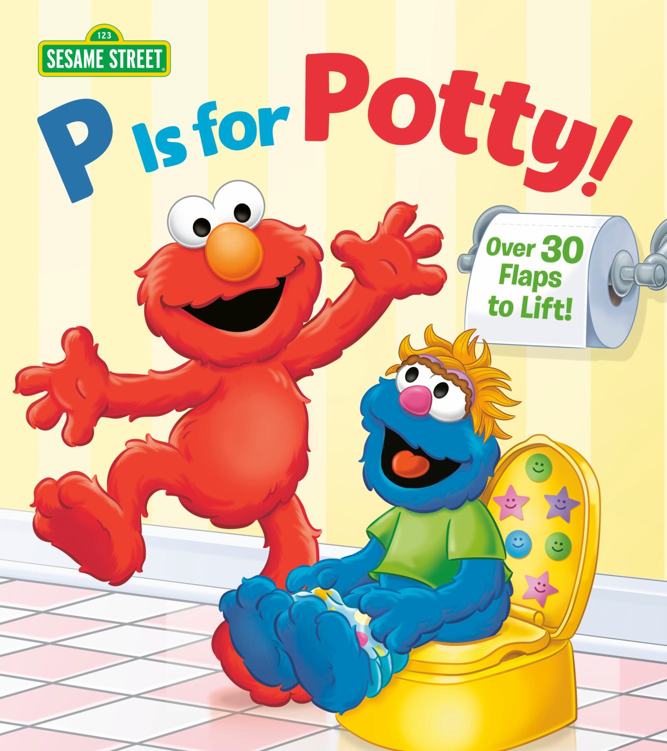 P Is for Potty! (Sesame Street) (Board Book)
