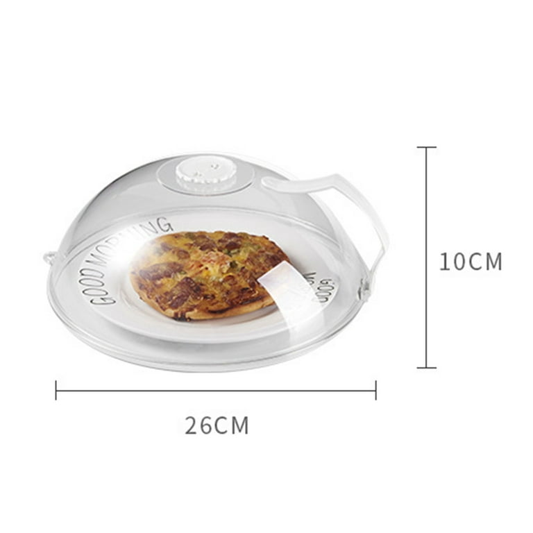 New Plate Dish Cover Microwave Food Kitchen Cooking Transparent