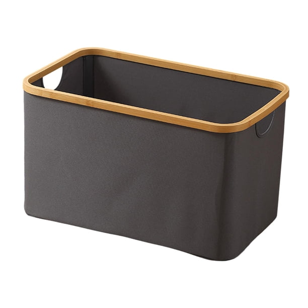 Cesta para la colada, cesta para la colada, cestas de almacenamiento plegables, cesta grande para ropa sucia, cesta de almacenamiento para sala de gris