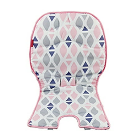 Replacement Pad for Fisher-Price High Chair - SpaceSaver Highchair DRF76 ~ Includes 1 Replacement Seat Cover in Pink, Gray and