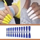 thumbnail image 3 of Seitruly Uñas postizas largas, cortas y encantadoras, accesorios de belleza para manicura de uñas postizas para el hogar, puntas de arte de manicura Juegos de manicura azul oscuro 2 Seitruly CE013543-26B, 3 of 5