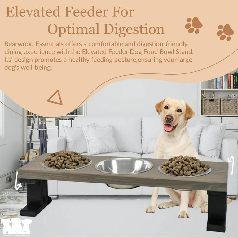 Bearwood Essentials Farmhouse Elevated Dog Feeder