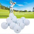 thumbnail image 2 of Pelotas de golf de práctica shaofei 12 piezas, doble capa, larga distancia, entrenamiento, 2 of 5