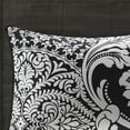 thumbnail image 3 of Madison Park Vienna Bedding 6 - Piece Full/Queen Lightweight Duvet Cover 100 Cotton Bedroom Decor - Black, 3 of 9