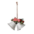 thumbnail image 1 of HEVIRGO Arbre de Noël Cloche Haute Durabilité Baies Rouges Conception avec Lanière Vibrante Couleur Large Application Décoratif en Métal Jingle Bell Ornements Décor Arbre de Noël pour la Maison, 1 of 10