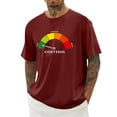 thumbnail image 2 of Low Cortisol Levels Graphic Tees for Men 2026 Summer Casual Short Sleeve Crewneck Funny Meme T Shirts, 2 of 5