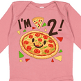 thumbnail image 4 of Inktastic Im Two Pizza Birthday Party Boys or Girls Long Sleeve Baby Bodysuit, 4 of 5