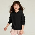 thumbnail image 3 of Blusa con capucha de manga larga para niñas y niños, primavera y otoño, sudadera con capucha de manga larga de color liso, top versátil de moda, abrigo con capucha para hombres y mujeres, sudadera con, 3 of 5