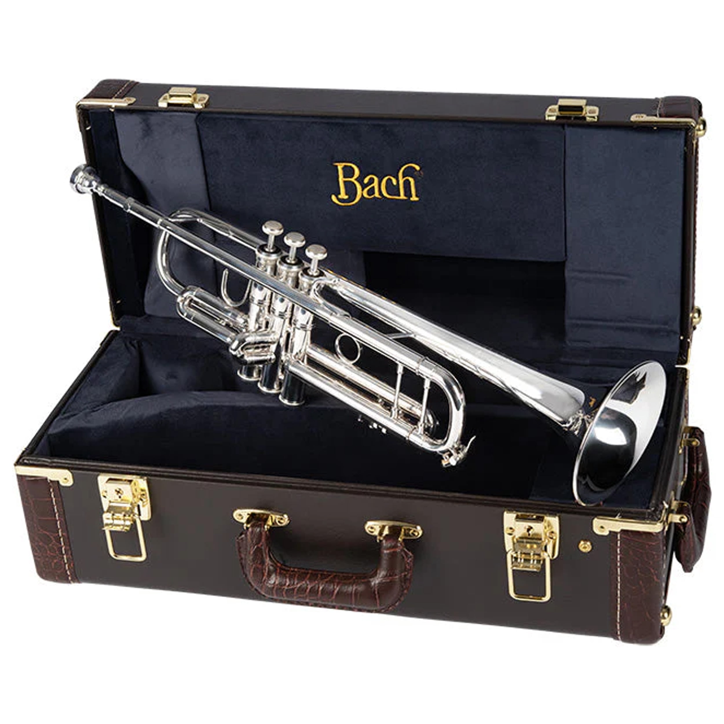 Bach 190 Stradivarius 43 Series Professional Bb Trumpet Silver plated Yellow Brass Bell