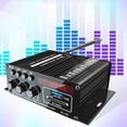 thumbnail image 4 of amplificador de coche,Amplificador de coche de 2 canales amp mp3 puerto estéreo RCA,fm radio car system reproductor de música 2 canales home,componente de teatro Bluetooth 5.0 HiFi DC, 4 of 9