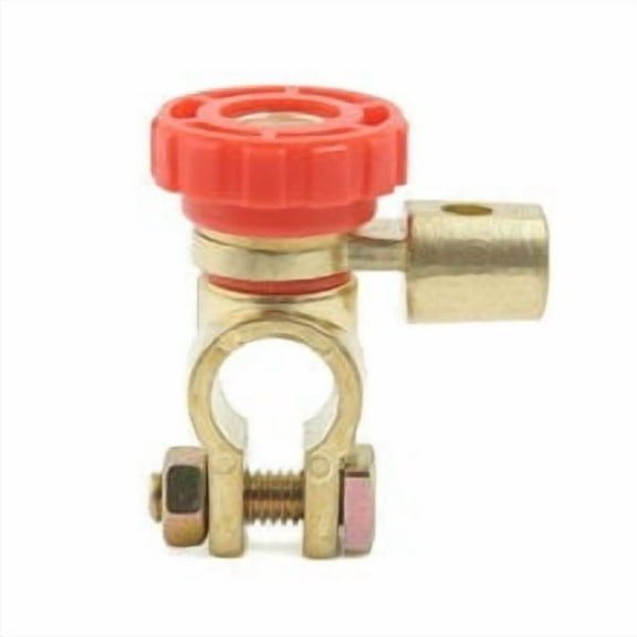HEMOTON Top Post Battery Terminal Universal Copper Battery Terminal Connector For Car Battery Post Heavy Duty Quick Release Clamp For Automotive