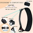thumbnail image 6 of Hands Free Dog Leash for Dogs, Waist Leash for Dog Walking-Double and Single Dog Leashes for Medium and Large Breeds-Pouch & Lumbar Support, Adjustable Waist Belt, Retractable Bungee,Padded Handles, 6 of 9
