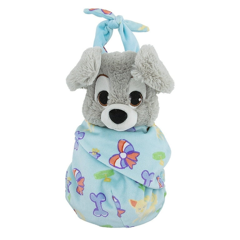 Disney Parks Baby Scamp in a Blanket Pouch Plush New with Tags