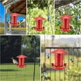 thumbnail image 5 of Outdoor Hanging Metal Double Layer Bird Feeder Bird Water Feeder Anti-Squirrel, 5 of 5