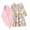 Pink, variant on Mercatoo Baby Hijab Set Girls Long Sleeve Floral Ramadan Muslim Abaya Set Toddler Kids Maxi 𝐃ubai Robe Traditional Clothing