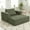 Green, variant on SEENYOO 62.6" Cloud Couch, Couch for Small Living Room, Modular Deep-Seat Floor Lounge Chair, Oversized All-Foam Corduroy with Ottoman, Compressed Shipping, Easy Assembly, Smoke Grey