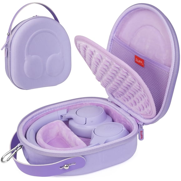 Estuche rígido EVA ZUJFPL para audífonos inalámbricos JBL color morado