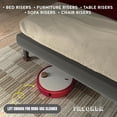 thumbnail image 7 of Bed Risers (Set of 8) Furniture Risers Lifts Height 2", Oak Solid Wooden Risers for Bed, Furniture, Table, Sofa, Chair Risers with Non-Slip Recessed Hole (8pcs-2" Hight-Walnut Color), 7 of 7