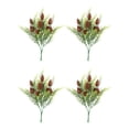 thumbnail image 1 of Injueey 4 piezas Ramas de Navidad 4 Ramas de Pino Navidad 4 piezas Guirnalda de Pino Nevado Pino Guirnalda de 4 Hojas de Pino Kits de decoración para fiestas B, 1 of 6