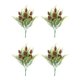 thumbnail image 1 of Matsuzay 4 piezas ramas agujas decoración Artificial nieve falsos pino con Greenerys racimos de pino hojas de pino ramitas de Kits de decoración para fiestas B, 1 of 6