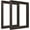 Black Brown, variant on Floating Frame for 8x10 Canvas Oil Paintings, 2 Pack Antique Canvas Frame with 0.9" Deep, Floater Frame for Canvas Prints Wall Art/Portrait/Landscape Kitchen Dining Room Staircase Decor (Gold)
