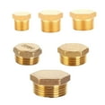 thumbnail image 4 of Plumbing Fitting Adapters Brass Pipe Plug Male Thread Outer Hexagonal Plug Pipe Fitting Adapters Easy to Install, 4 of 6