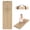 Milkcoffee, variant on BAIMA Pilates Mat Thick 8mm, Roll-up TPE Yoga Mats Wide, Exquisite Pattern Design, Exercise Mats for Home Workout, Gym, office, Floor Exercise, 72"x 24"(Milkcoffee)