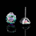 thumbnail image 4 of GEMSME Titanium Earrings for Women Rainbow Cubic Zirconia Hypoallergenic for Sensitive Ears, 4 of 6