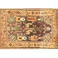 thumbnail image 1 of Ahgly Company Indoor Rectangle Animal Brown Traditional Area Rugs, 6' x 9', 1 of 4