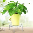 thumbnail image 4 of Plant Stand for Flower Pot Heavy Duty Potted Holder Indoor Outdoor, Metal Rustproof Iron Garden Container Round Supports Rack for Planter, 10 Inches, 4 of 5