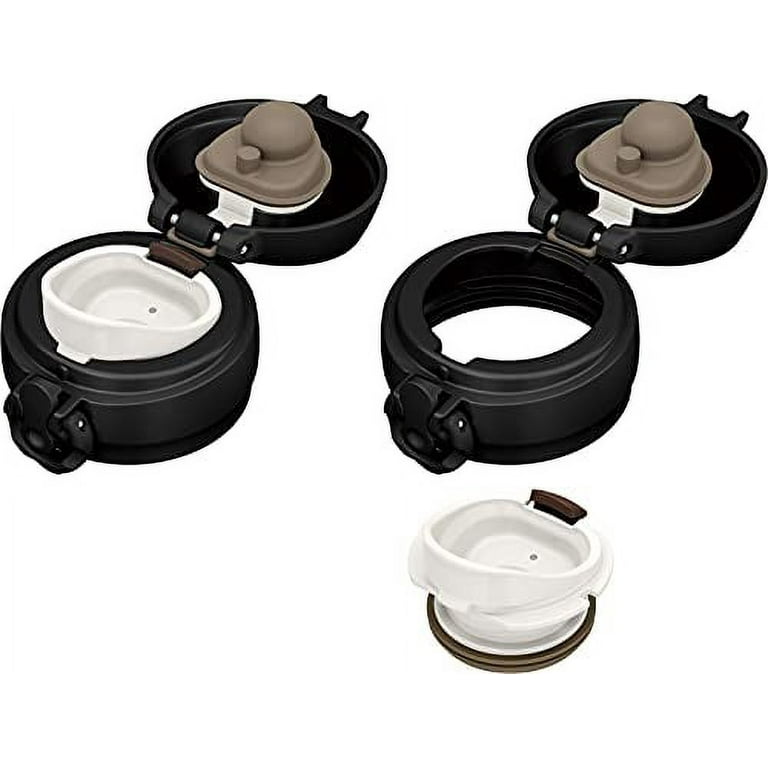 Thermos Vacuum Insulated Mobile Mug Screw Type 500ml Matte Black Jog-500 MTBK