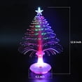 thumbnail image 2 of Árbol de Navidad, LED, fibra óptica, 32 cm, con estrella (sin batería), 2 of 5