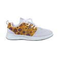 thumbnail image 1 of Espadrilles à Lacets Blanches pour Femmes Design Drapeau Hawaïen Chaussures de Course Confortables Chaussures de Marche Décontractées Plates, 1 of 5