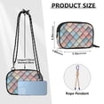 thumbnail image 4 of FORMRS Mini Crossbody Bag for Women Adjustable Shoulder Rope Travel Casual Phone Purse, Red Art Pattern, 4 of 7