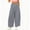 Gray women polka dot wide leg pants a1, variant on Cagogo Women's Polka Dot Wide Leg Trousers Elastic Waist Casual Loose Long Pants with Pockets Travel Beach Work Lounge Palazzo Pants Summer Fashion Clothes, Pink M