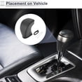 thumbnail image 3 of Unique Bargains Gear Shift Knob Cover for Toyota Tacoma 2016-2022 Anti-Slip Stick Shifting Handle Protector Faux Leather 1 Pc Black Carbon Fiber Black, 3 of 6