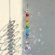 thumbnail image 1 of Atrapasueños giratorios de viento con cola en espiral, atrapasueños de cristal con siete cuentas de chakras, colgante de ventana para interior y hogar, 1 of 5