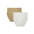 thumbnail image 2 of Vanity Fair Radiant Collection Women's 2-Pack Seamless Smoothing Hi-Cut Panty, Style 3414274, 2 of 7