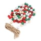 thumbnail image 4 of Cuentas De Madera, Cuentas Decorativas Hechas A Mano Con Borlas De Madera Con Cuerda De Cáñamo Para Hacer Collares Y Guirnaldas, 4 of 7