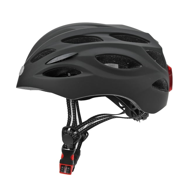 LED Light Helmet, Breathable PC Solid Structure Adjustable Safe Detachable Bicycle Helmet For Rollerblading