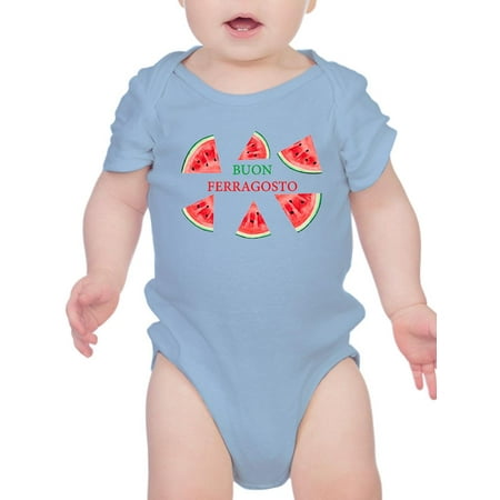 

Buon Ferragosto Watercolors Bodysuit Infant -Image by Shutterstock 12 Months