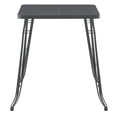 thumbnail image 2 of Pemberly Row Contemporary Steel Metal Pub Table in Gray Steel, 2 of 3