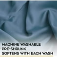 thumbnail image 5 of YnM Bamboo Duvet Cover for Weighted Blankets (80''x87'') - Blue Grey Print, 5 of 5