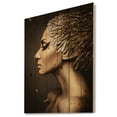 thumbnail image 1 of Design Art - Femme avec Chapeau à Plumes Dorées, 1 of 5