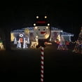 thumbnail image 6 of Christmas Iron Outdoor Solar Garden Lights, Snowman Candy Lawn Lights, Holiday Ambiance Decorative Lighting for Garden and Pathway, Weather Resistant, 6 of 7